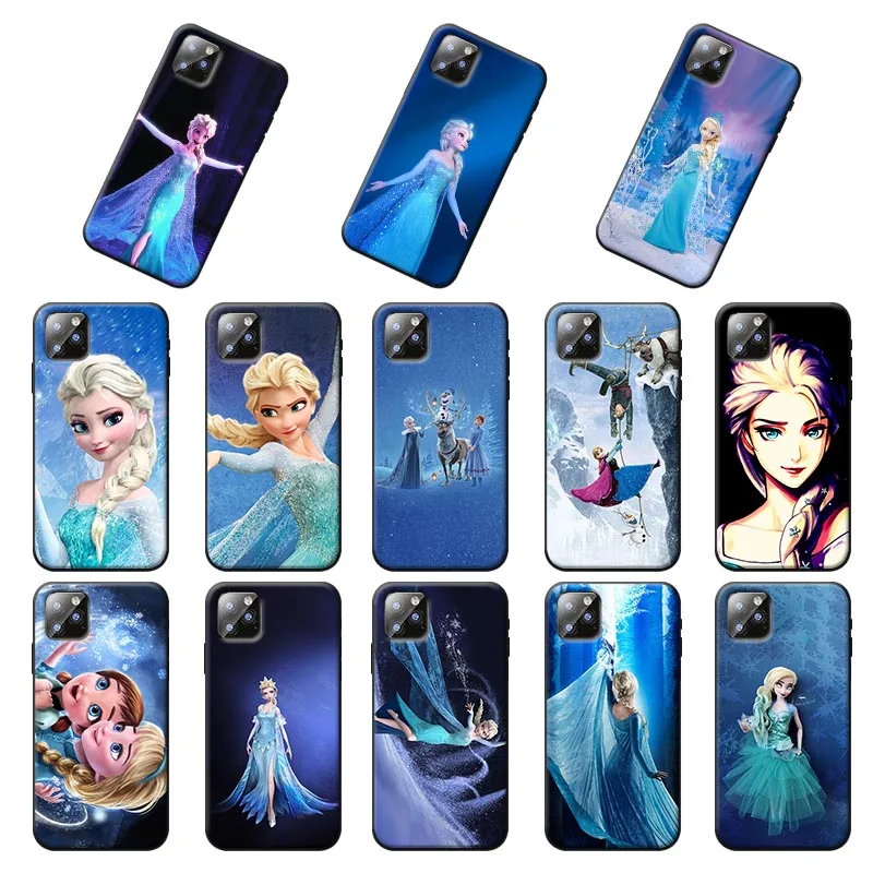 Замороженный для iPhone 7 11 pro max XR X 6S 8 XS MAX 6 plus SE 5S Мягкий силиконовый чехол телефона |