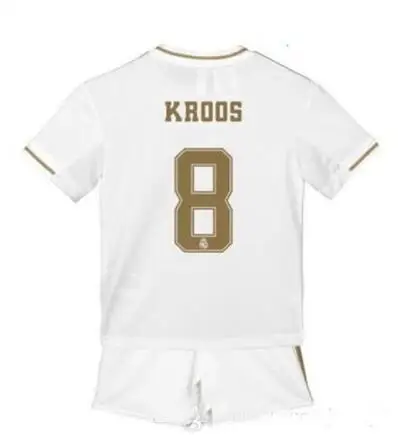 Real Madrides/детская трикотажная одежда,, Real Madrides, Детский комплект, носки Футбольная Футболка, домашняя одежда, 3RD Hazard, 19, 20, Детская Футбольная форма, dhl - Color: kids26