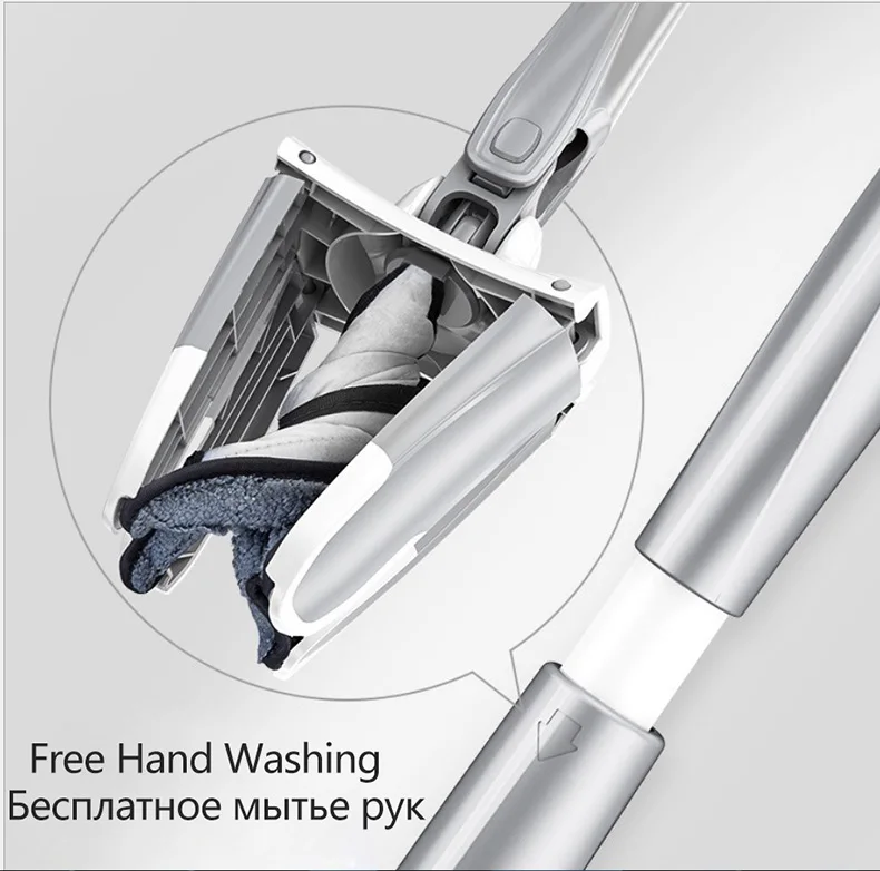 X-type Швабра половая из микрофибры с 3 шт швабры ткань заменить Ручная стирка плоская Швабра ручной экструзии бытовые инструменты для уборки