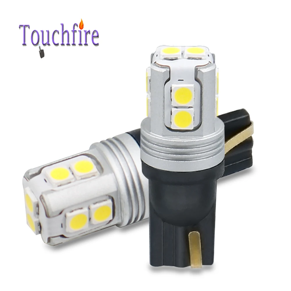 10X T10 W5W 194 Шина CAN автомобиль светодиод лампочка 3030 10SMD 600LM купол просвет парковки лицензии лампа для чтения 6000K 12V авто лампы