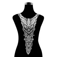 Вышивка шеи воротник diy поддельные съемные воротники водорастворимые Женская бутоньерка трехмерные кружевные аксессуары