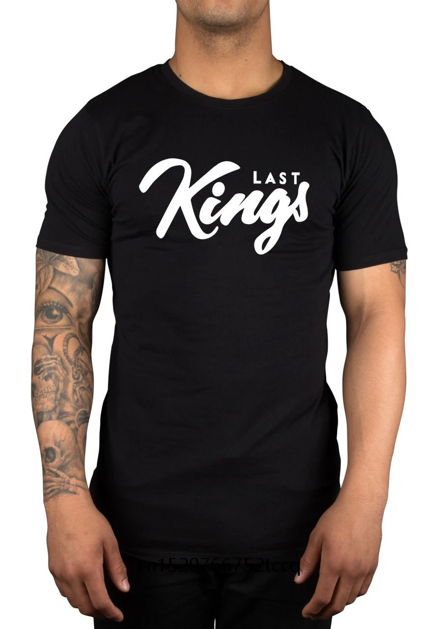 Качественная модная с коротким рукавом мужская футболка Tyga Last Kings сценарий рэп