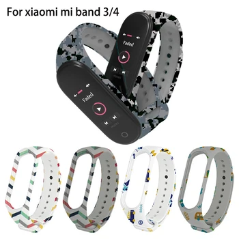 

For Mi Band 4 3 Strap Wrist Strap Silicone Bracelet For Xiaomi Mi Band 3 Mi Band 4 Smart Watch Bracelet Straps In Stock