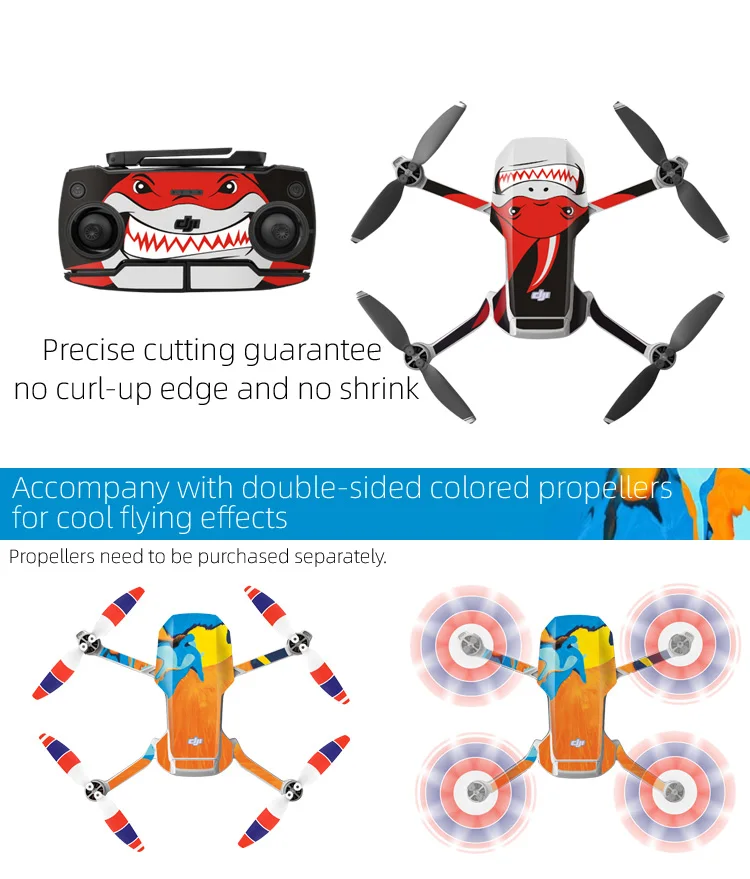 DJI Mavic Мини водонепроницаемый кожи ПВХ наклейки защитный Дрон корпус руки протектор для пульта дистанционного управления для DJI Mavic мини аксессуары