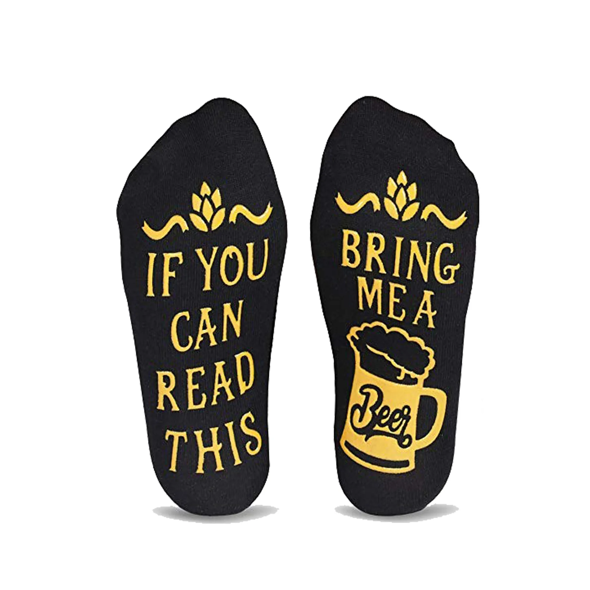 Забавные новые носки «Если вы можете прочесть это, возьмите мне пиво», теплые носки, подарок на день рождения, День отца, любителя пива - Цвет: style 2