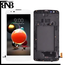 Для LG K8 LTE K350 K350N K350E K350DS ЖК-дисплей с кодирующий преобразователь сенсорного экрана в сборе с рамкой