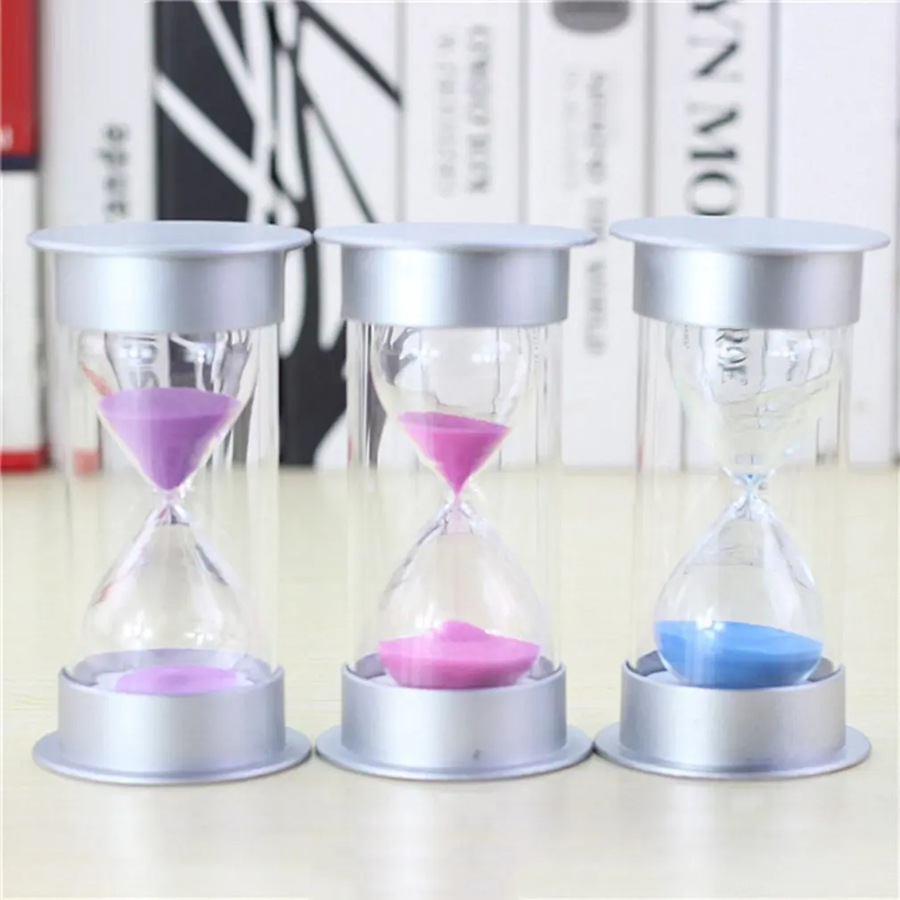 Practical Desktop Sand Clock Timer Children's Brushing Striking Hourglass Timer Home Decorations for kids