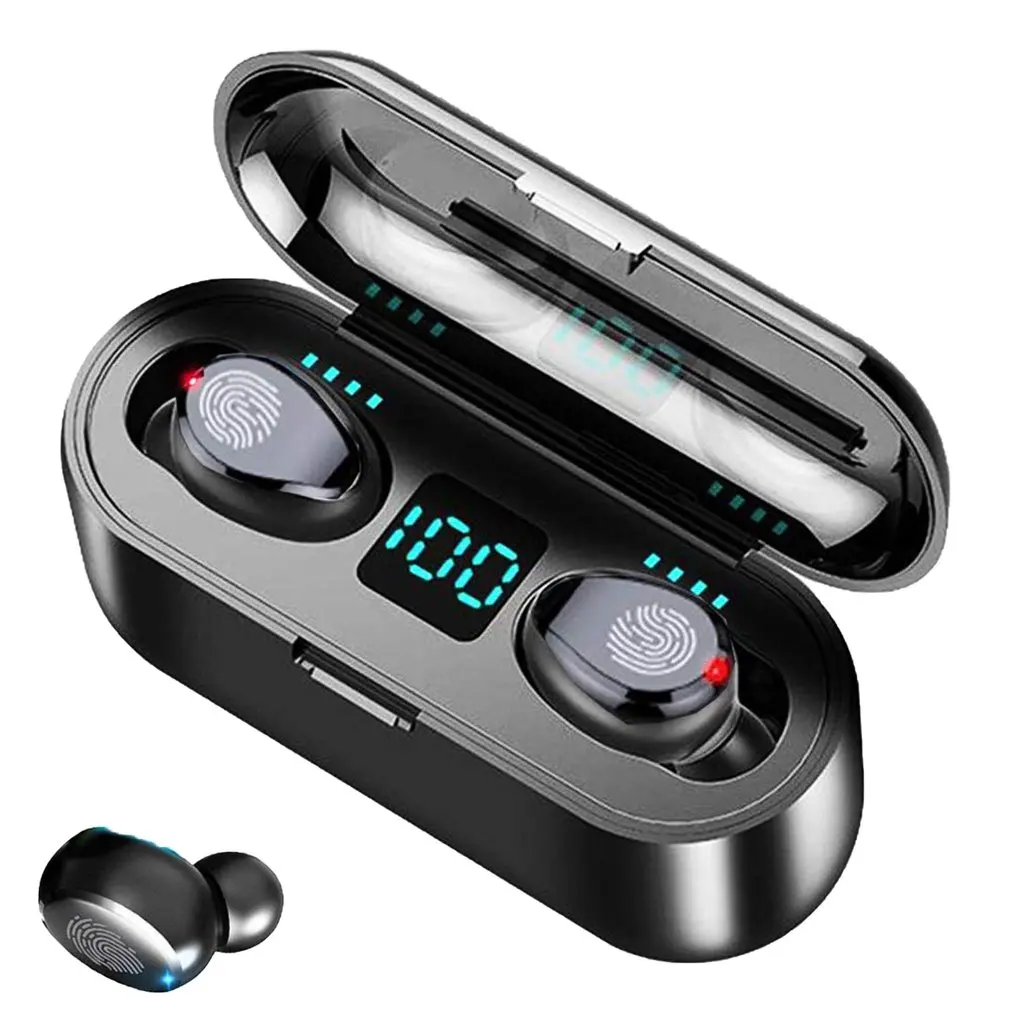 

5.0 Touch Led Battery Display Emergency Power True Wireless Headset In-Ear Bilateral Stereo Headsets