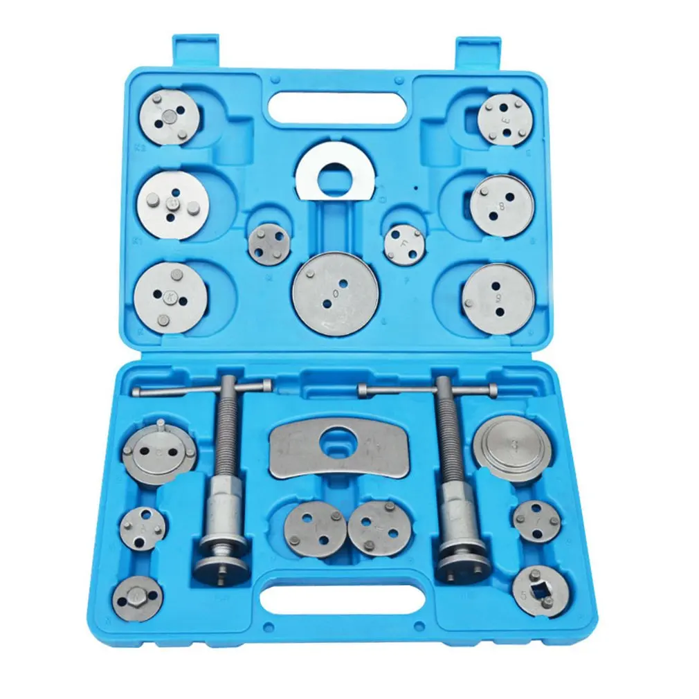 

21pcs Universal Auto Car Precision Disc Brake Caliper Wind Back Tool Kit Brake Pad Brake Pump Brake Piston Car Repair Tool Kit