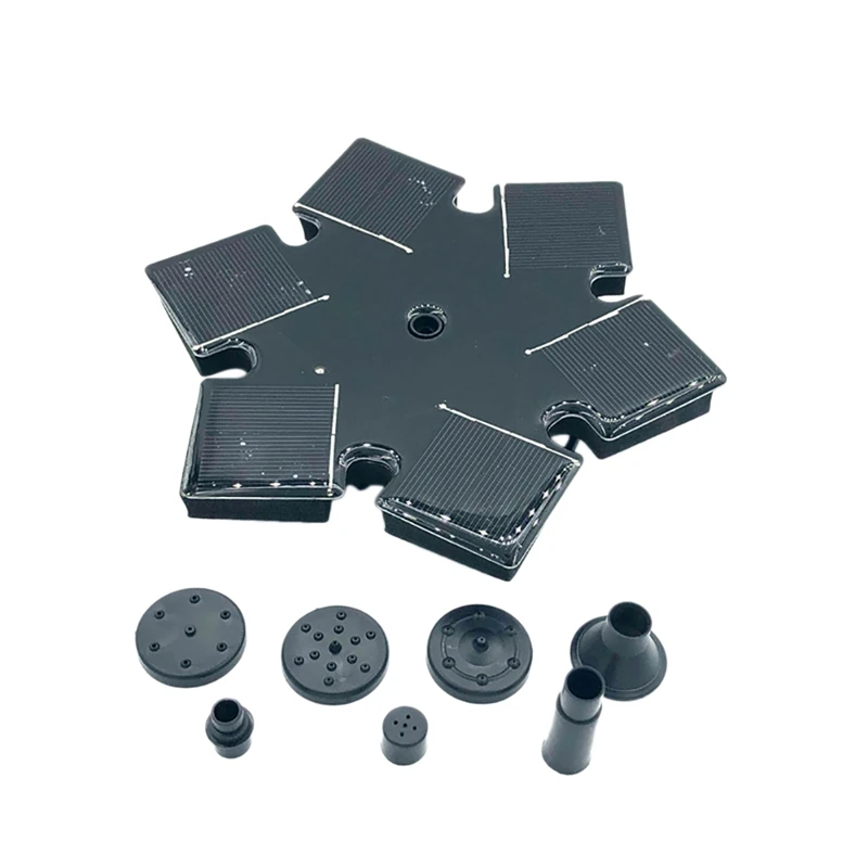 

Mini Solar Fountain Solar Water Fountain Garden Pool Pond Outdoor Solar Panel Floating Fountain With 7 Selectable Sprayer