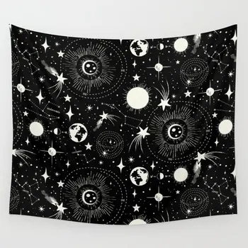 

Solar System Wall Tapestry Cover Beach Towel Picnic Yoga Mat Home Decoration