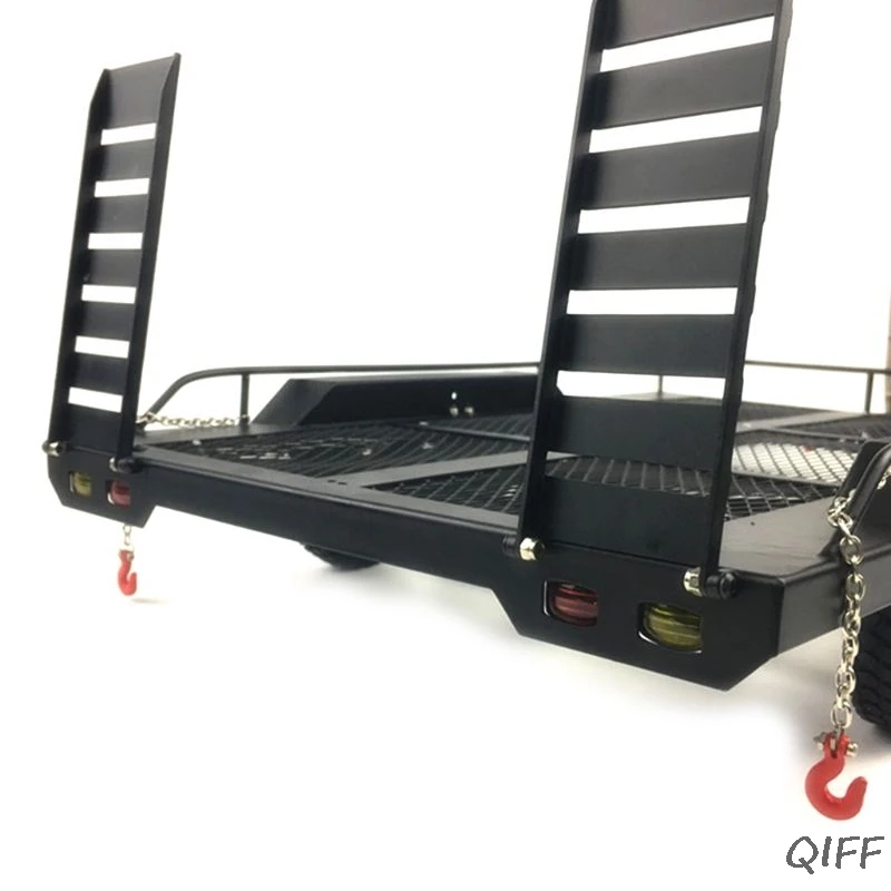 Металлический прицеп для 1/10 Rc Рок Гусеничный грузовик Trx4 осевой Scx10 90046 90047 Cc01 D90 D110