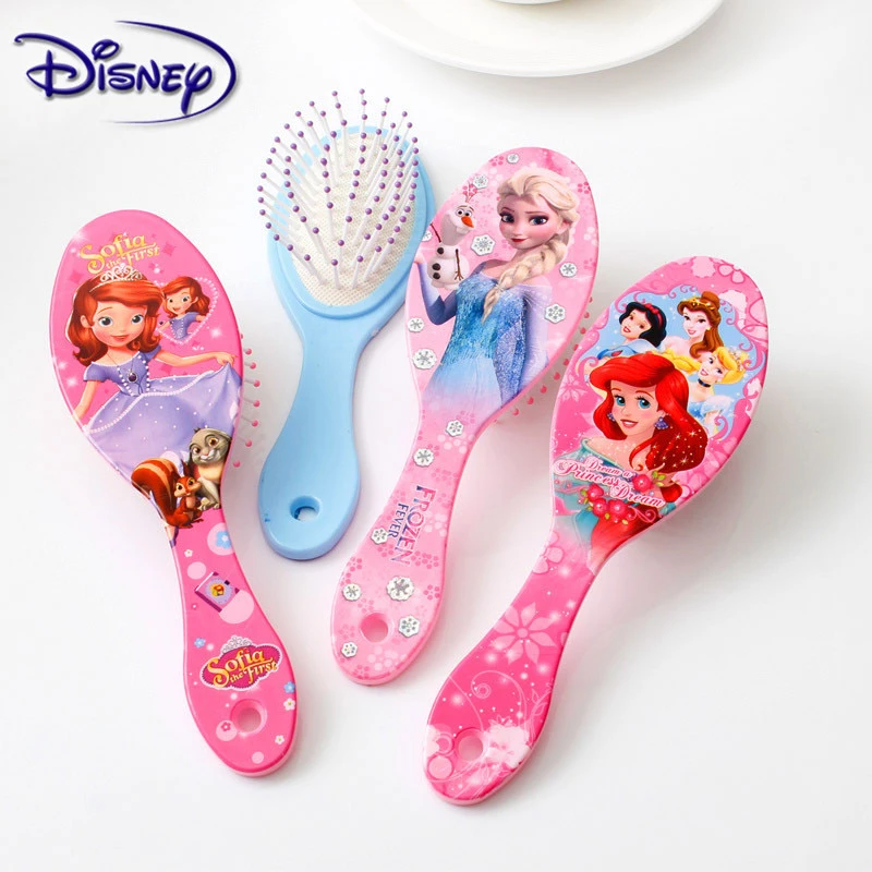 ディズニープリンセスコーム 帯電防止カーリーヘアブラシ ミニーまたはスノークイーンの漫画の美しさ ファッショナブルなおもちゃ ブラシ コーム Aliexpress