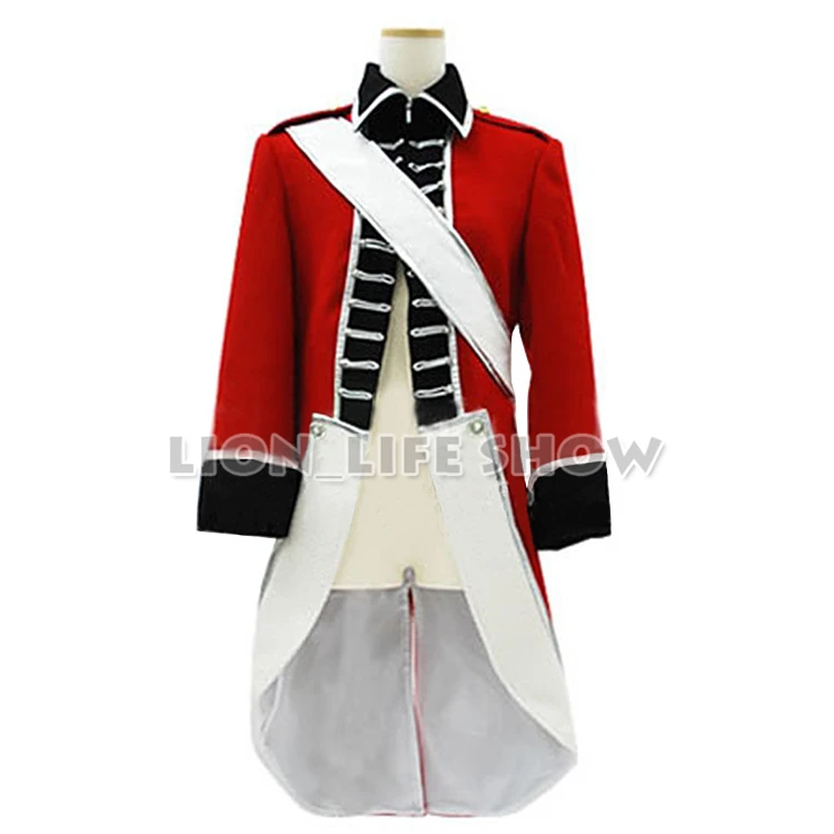 

Костюм для косплея Axis Powers Hetalia Артур Киркланд из английского аниме, пальто, куртка