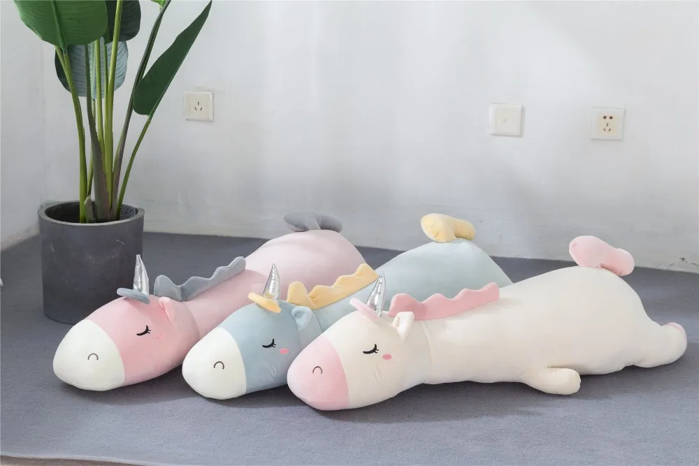 Дропшиппинг 2019 Новое поступление peluches unicornios мягкая подушка Единорог плюшевая игрушка для малышей