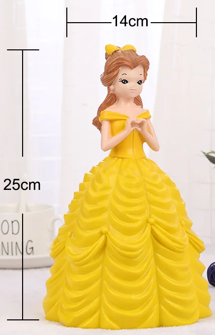 3D Аниме Принцесса ханьфу девушки силиконовые формы для гипса DIY Гипсовая фигурка плесень бетонная керамика глиняные формы Рождественский Декор - Цвет: 25  14cm