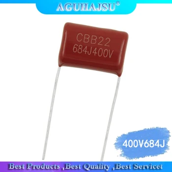 

10PCS 400V684J pitch 15MM 0.68UF 680nf 684 400V CBB Polypropylene film capacitor