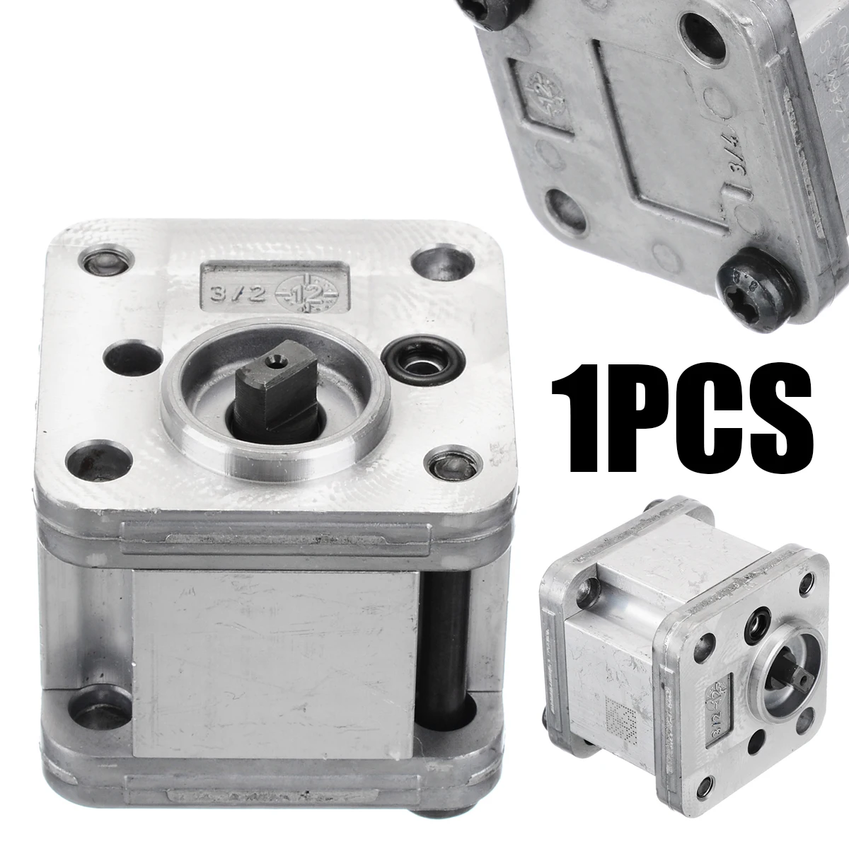 2019 New 1Pcs Hydraulic Gear Pump Metal Gear Pump Hydraulic Model Excavating Machinery For Home Tools