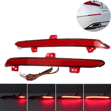 Светодиодный задний бампер для автомобиля, задний светильник, тормозной светильник, отражатель, поворотные сигнальные лампы для Honda Accord