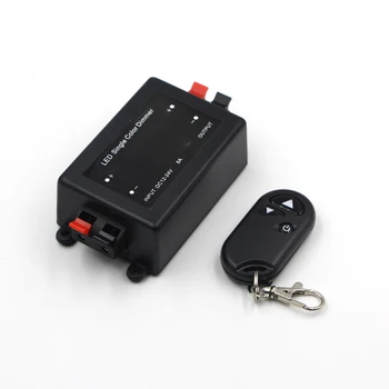 

LED Single Color Dimmer 3 Key RF Remote Control Wireless LED Controller DC 12V 24V 8A for SMD 5050 3528 LED Strip tape Light