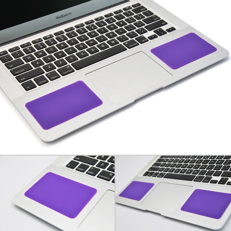 Защитная крышка для клавиатуры, подставка для рук, наклейка для ноутбука MacBook 1" 15" 1" 13", аксессуары для ноутбуков, силиконовая подставка для рук для MacBook - Цвет: Фиолетовый
