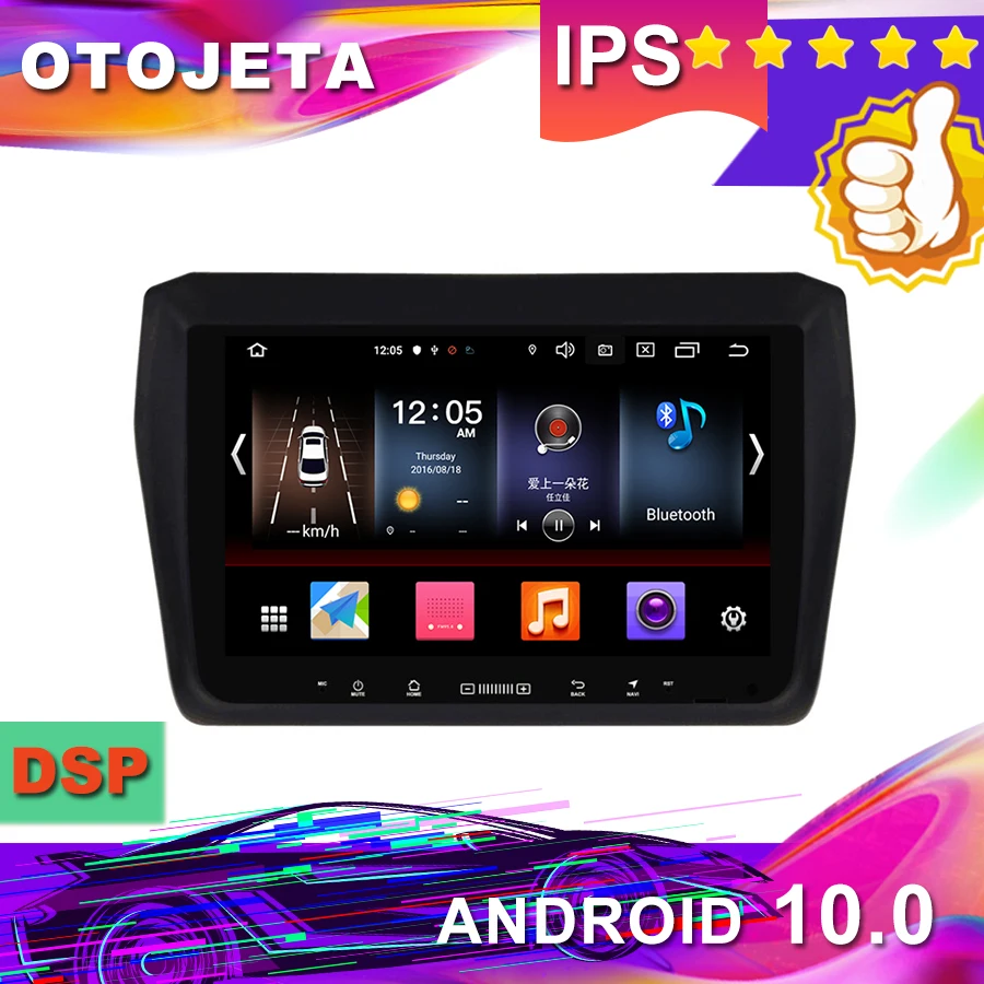 

New Arrival 9inch Android 10.0 Car GPS for SUZUKI SWIFT 2017-2018 Car Radio car Multimedia tape recorder bluetooth navigation