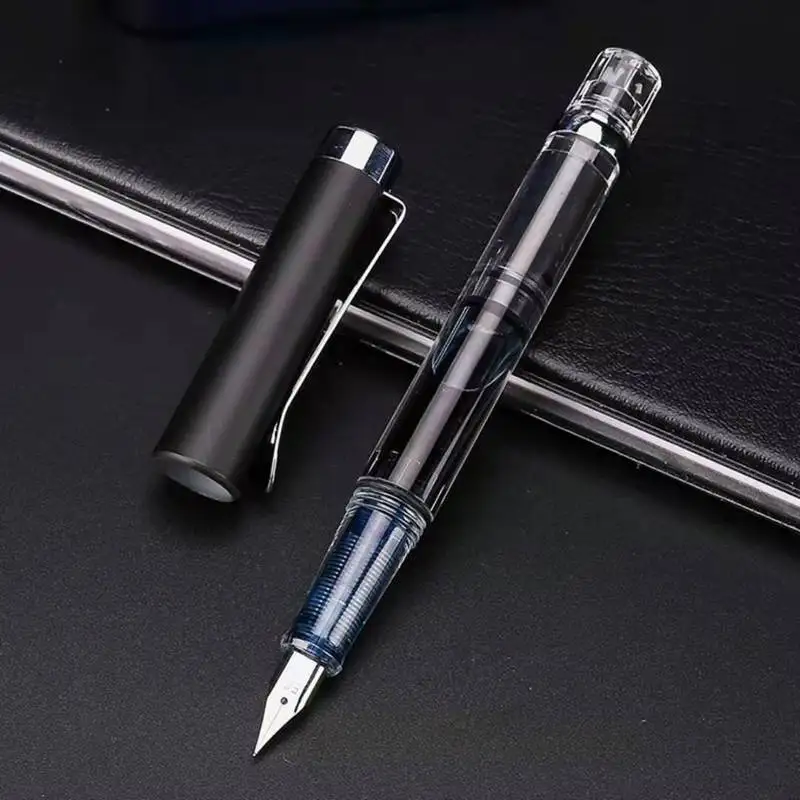 

PAPELERIA Piston Fountain Pen Art Creation 0.5mm Pen Nib Calligraphy Pen for School Office Writing Tool Stationery Supplies Gift