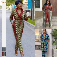 Best Price Bohisen News African Clothes Autumn Ladies Robe Africaine Jumpsuit Pant Dashiki Fashion Shoulder Off African Dresses for Women Best Price Bohisen News African Clothes Autumn Ladies Robe Africaine Jumpsuit Pant Dashiki Fashion Shoulder Off African Dresses for Women