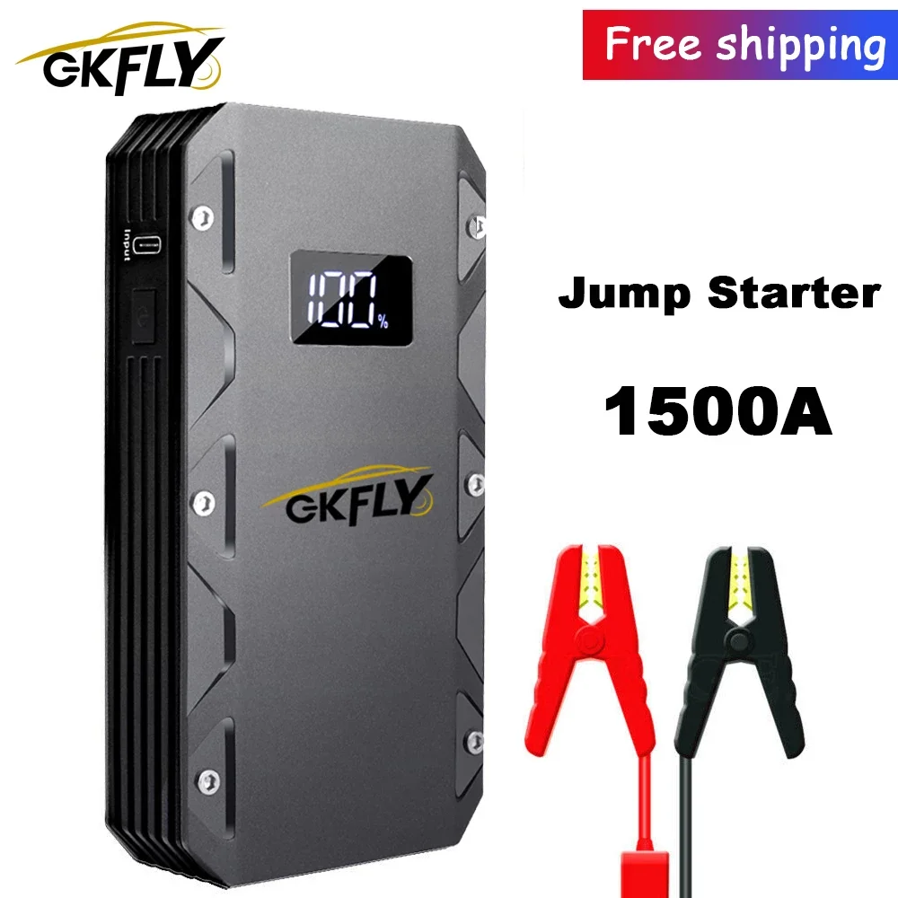 GKFLY Emergency 1500A пусковое устройство 20000 мАч 12 в автомобильный стартер Power Bank