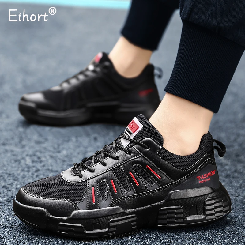 

Eihort Men's Sports Shoes Breathable Mesh Field Training Running Shoes Outdoor Sports Walking Male Sneakers Casual Men Shoes 44
