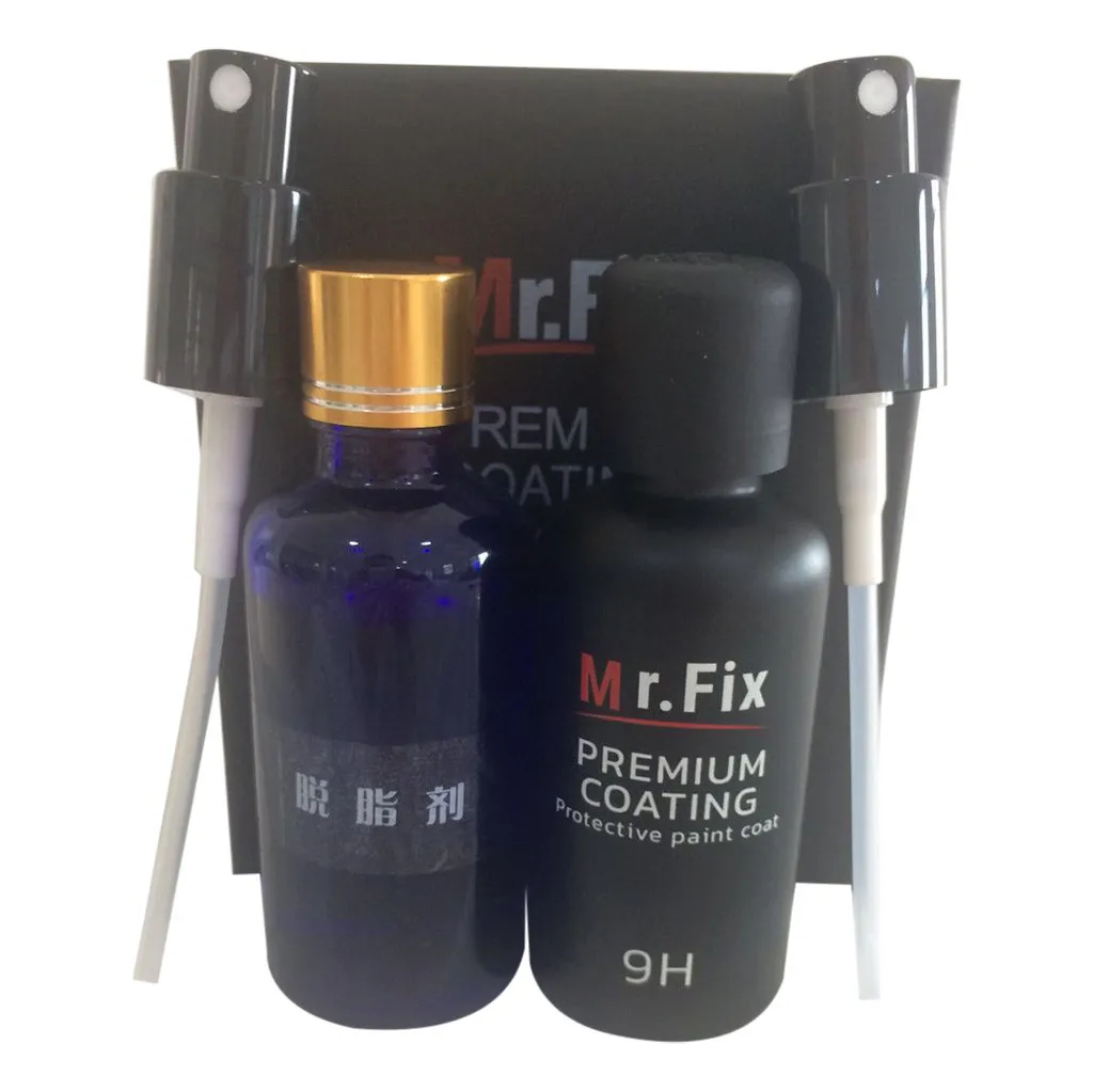 Уход за автомобилями, жидкая краска, остается Mr Fix 9 h, окисление автомобиля, жидкое керамическое покрытие, гидрофобное стекло, покрытие, спрей, набор D2