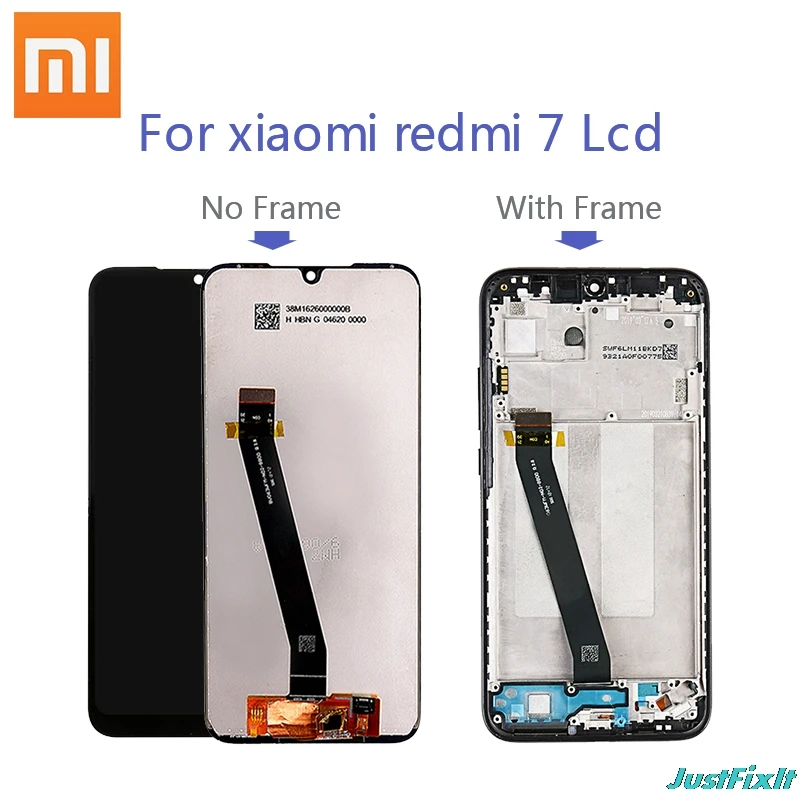 Для Xiaomi Redmi 7 ЖК-дисплей с рамкой, сенсорный экран, дигитайзер, ЖК-дисплей для Xiaomi Redmi 7, запасные части для сборки