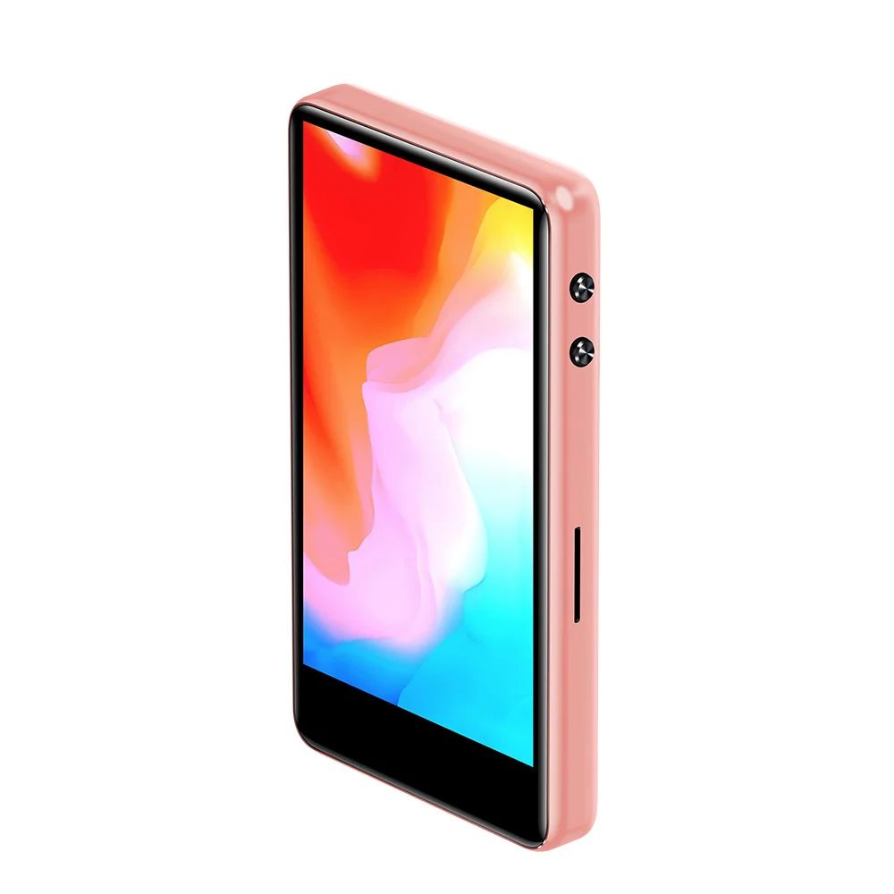 C98-MP3-Pink Bluetooth 5,0 MP3 плеер 3,0 дюймов полный сенсорный экран с HiFi без потерь Музыкальный плеер встроенный динамик Поддержка TF карты - Цвет: C98-MP3-Pink