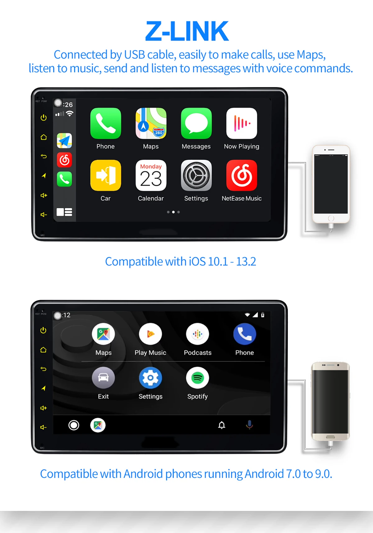 DSP 1280*720 " 1Din Android 8,1 Автомобильный мультимедийный радио gps SPDIF сабвуфер стерео Carplay 4G SIM WiFi DVR DAB OBD TPMS Bluetooth