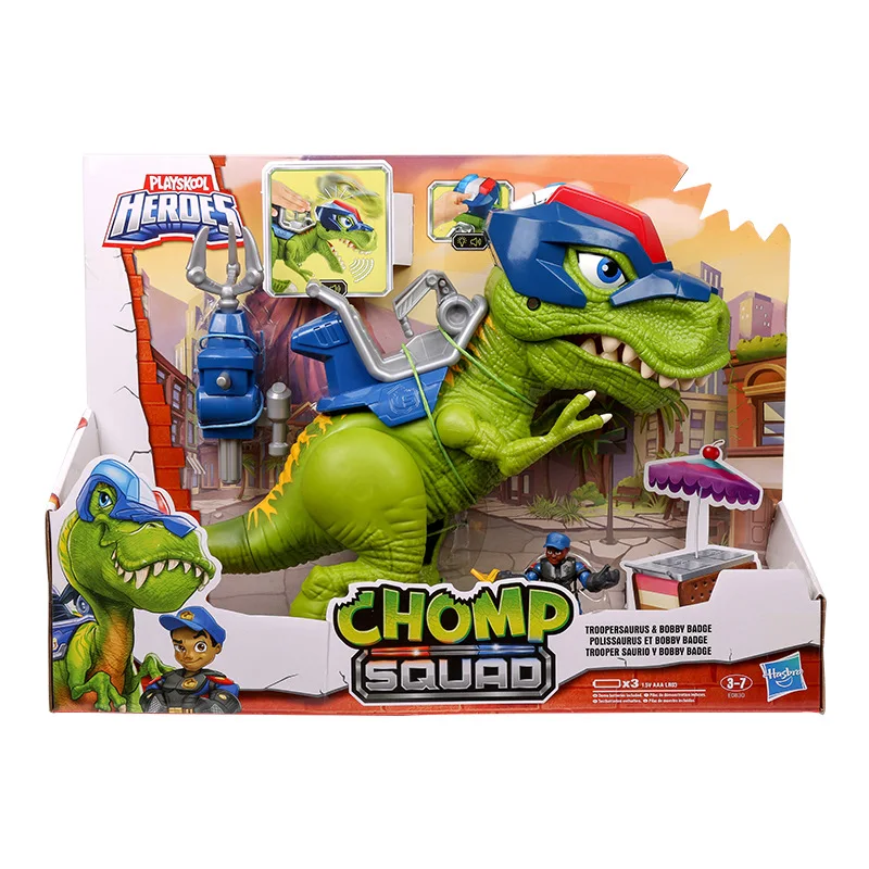 Hasbro экшн-игрушка фигуры динозавров Спасательная команда chomp отряд duty car серия звук и свет специальные полицейские тиранты модель дракона
