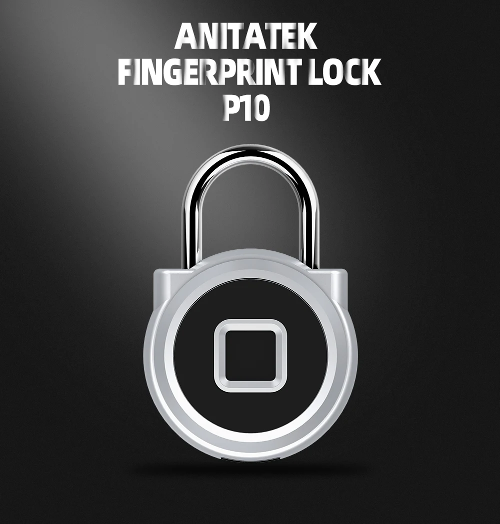 

Keyless USB Rechargeable Door Lock Fingerprint Golden Security Padlock Smart Padlock inteligente Anti-Theft Luggage Case Lock