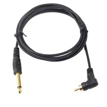 

Tattoo Machine Clip Cord Hook Line 1.8m Rca Hook Wire Tattoo Clip Cord With Right Angle Metal Head Tattoo Machine Power Supply