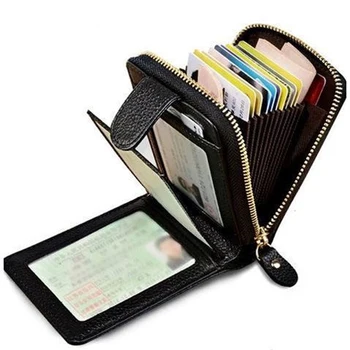 

Elegant Purses Coin Women Wallet Storage Solid Fashion Cute Small Multilayer Zipper Artificial Cowhide Leather Card Holder Gift