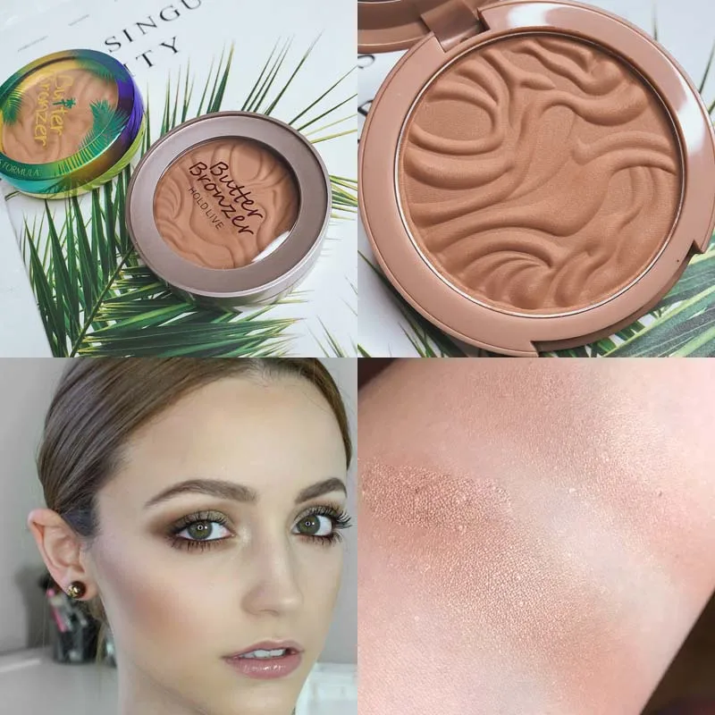 

Butter Bronzer Glow Kit Highlighter Makeup Shimmer Glitter Powder Highlighter Palette Base Illuminator Highlight Face Contour