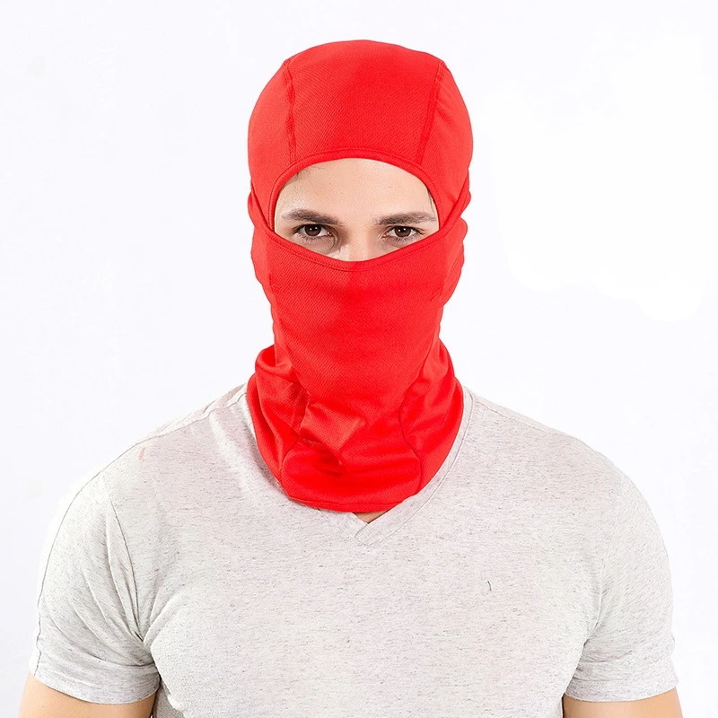 01 red Новая наружная маска для лица для верховой езды, стильная шапка, теплая маска, дышащая шапка, маски - Цвет: 01 red