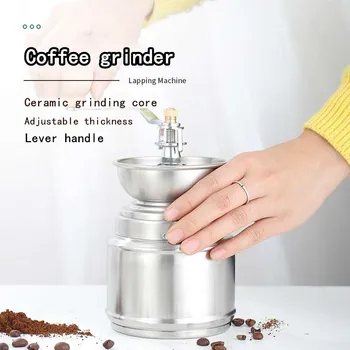 

Stainless steel bean grinder manual household rice sesame grinder food supplement manual coffee grinder