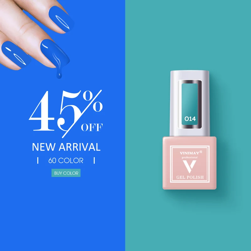 

VINIMAY New arrival 60 Color Gel Nail Polish UV Nail Gel Lak Primer Soak Off Nail Art Design Lacque Nail Gel Varnish Gelpolish