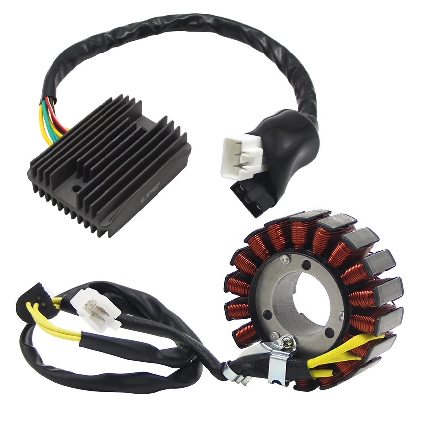 

31120-KSZ-771 Motorcycle Magneto Stator Coil + Regulator Rectifier For Honda NSS250 Forza 250 MF06 NSS250S Reflex 31600-KSZ-770