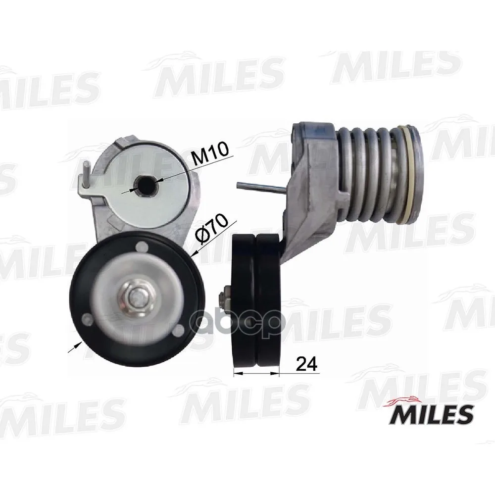 Натяжитель Ремня Приводного Vag 1.4-1.6 16v Miles Ag00048 Miles арт. AG00048