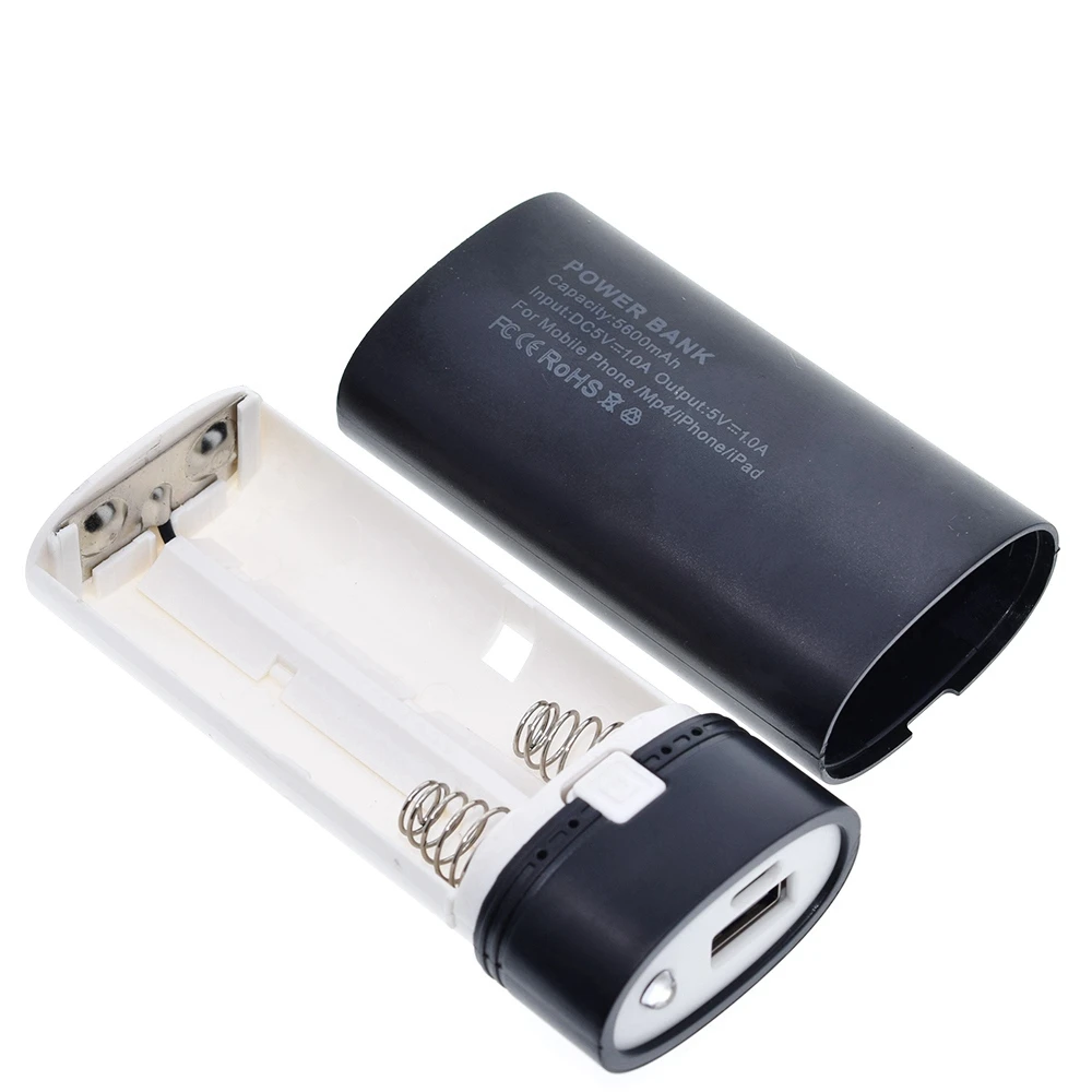 Съемный дизайн с индикатором светильник для смартфона power Bank чехол для аккумулятора практичный для батареи 18650