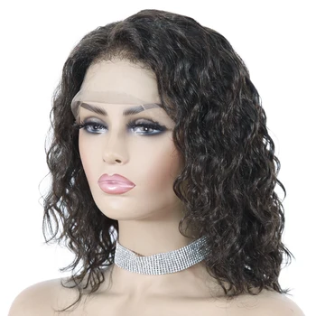 

Loose Deep Wave Wig HD Transparent Lace Front Human Hair Wigs Pre Plucked 13x4 Lace Frontal Wig With Brazilian Hair Remy Hair