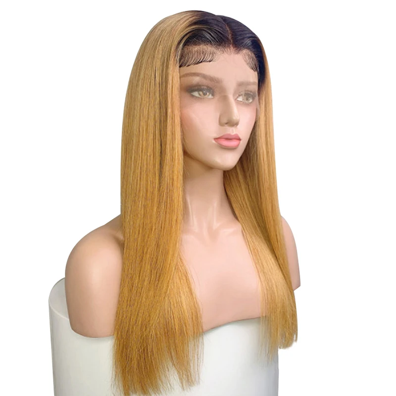 Addbeauty парики из натуральных волос на кружевной основе бразильские волосы Remy 13x4& 13x6 парики из натуральных волос 370 парики из искусственных волос - Цвет: 1B/27HL