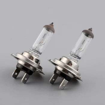

Hot New 2Pcs H7 55W Headlight Halogen Light Bulb Lamp 12V for Car Part