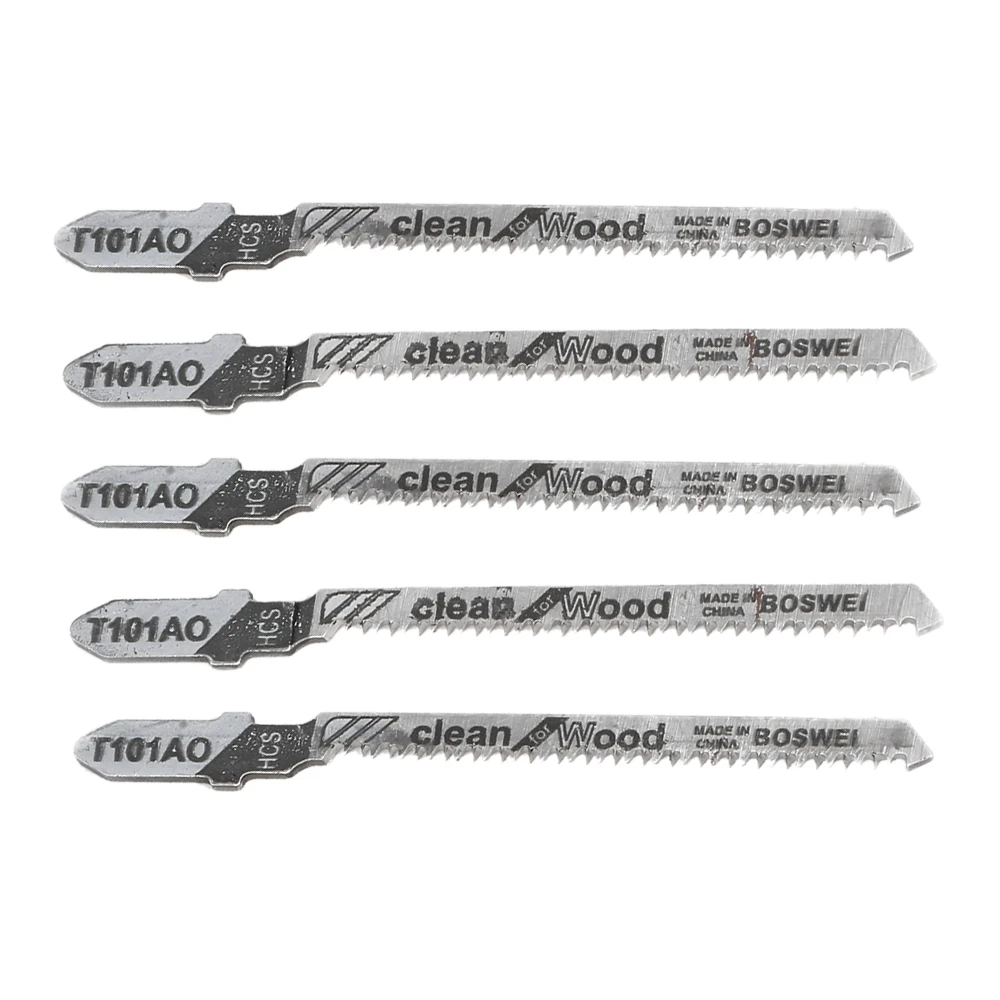 

5 pcs JigSaw Blades Woodworking Curve Saw Power Tools Jigsaw Metal Universal Fine Teeth Medium Tooth Wood Curve Cutting Saw