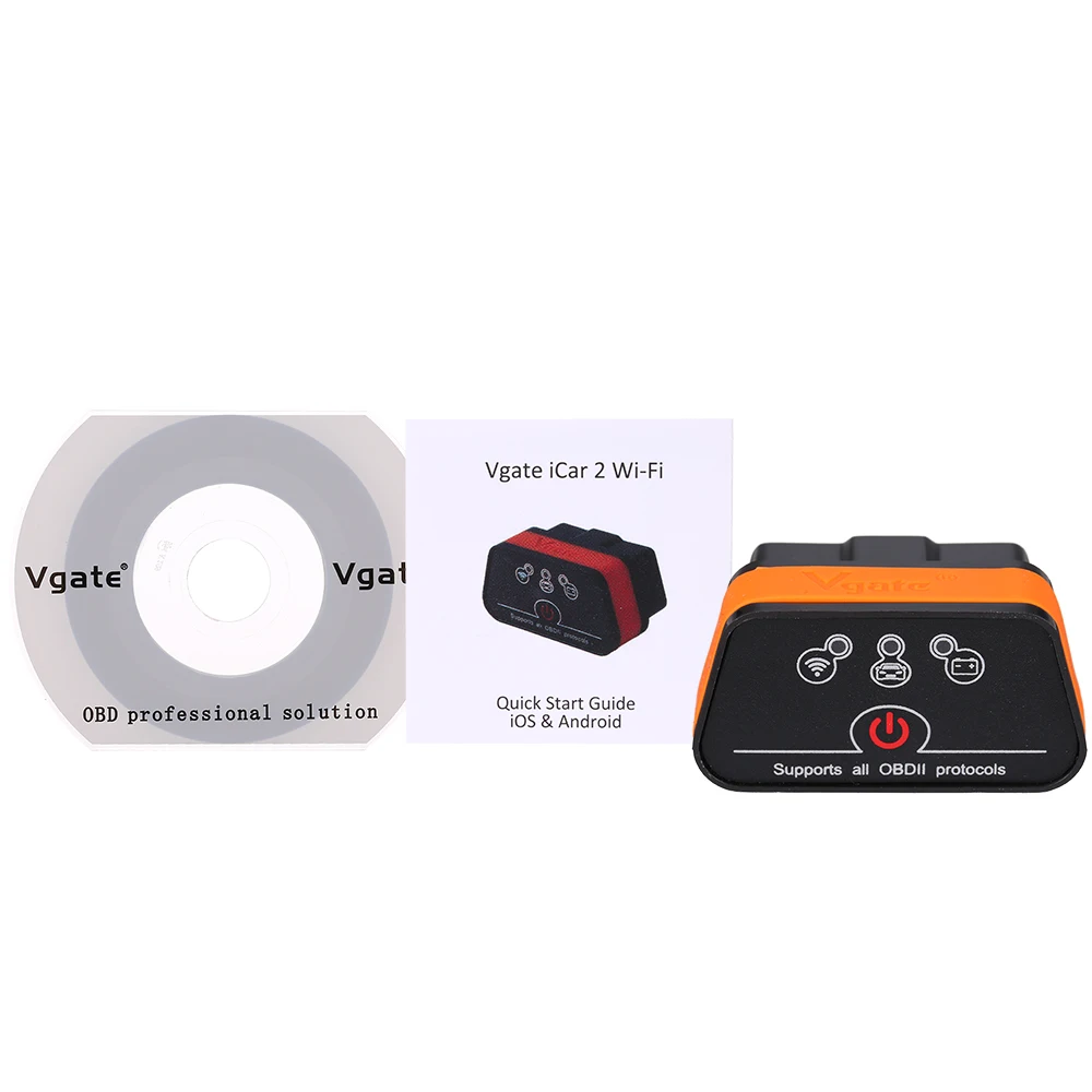 Vgate iCar2 WiFi диагностический инструмент адаптер для Android Phone/PC/IOS Phone Code Reader